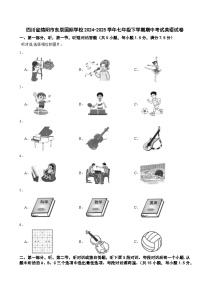 四川省绵阳市东辰国际学校2024-2025学年七年级下学期期中考试英语试卷（含参考答案）