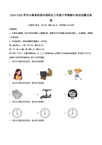 2024-2025学年云南省昭通市昭阳区八年级下学期期中英语试题及答案