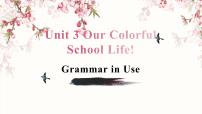 初中仁爱科普版（2024）Unit 3 Our Colorful  School Life精品课件ppt