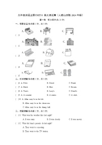 九年级英语上册UNIT 8 单元测试卷（人教山西版 2024年秋）
