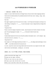 2025年吉林省长春市中考英语试卷（含解析）