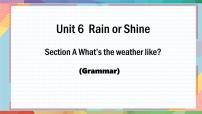 初中英语Unit 6 Rain or Shine多媒体教学课件ppt