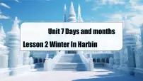 英语七年级上册（2024）Lesson 2 Winter in Harbin公开课ppt课件