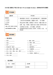 初中英语人教版（2024）七年级上册（2024）Unit 2 We're Family! Section A巩固练习