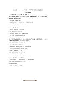 2024～2025学年河南省洛阳市汝阳县八年级下6月期末考试英语试卷(含答案)