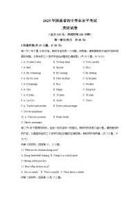 2025年陕西省中考英语真题（解析+听力）