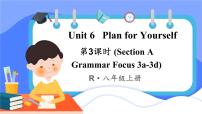 初中英语人教版（2024）八年级上册（2024）Unit 6 Plan for YourselfSection AGrammar Focus课文课件ppt