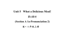 人教版（2024）八年级上册（2024）Unit 3 Same or Different?Section APronunciation背景图课件ppt