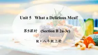 人教版（2024）八年级上册（2024）Unit 5 What a Delicious Meal!Section B3a-3c说课课件ppt