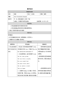 初中英语外研版（2024）七年级下册（2024）Understanding ideas表格教学设计