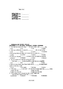 江苏省常州外国语学校2025-2026学年八年级上学期10月（Units3-4）月考英语试卷