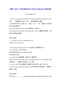 初中Understanding ideas课后练习题