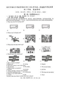 江苏省扬州市梅岭集团2025-2026学年八年级上学期11月期中英语试题
