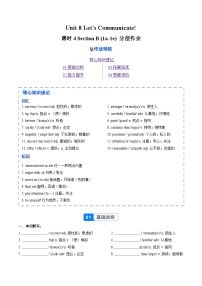 初中英语人教版（2024）八年级上册（2024）Unit 8 Let's Communicate! Section B 1a-1e精品课后练习题
