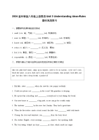 外研版（2024）八年级上册（2024）Understanding ideas同步测试题