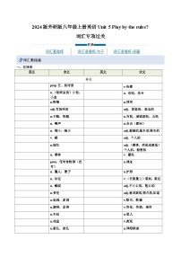 外研版（2024）八年级上册（2024）Presenting ideas练习