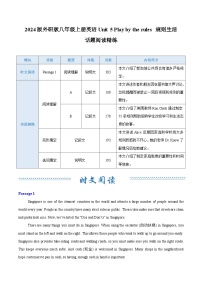 初中英语外研版（2024）八年级上册（2024）Presenting ideas练习