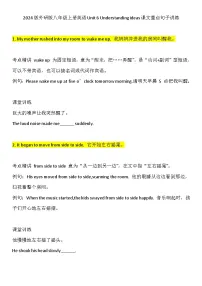 外研版（2024）八年级上册（2024）Understanding ideas一课一练