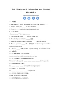 外研版（2024）八年级上册（2024）Understanding ideas优秀习题
