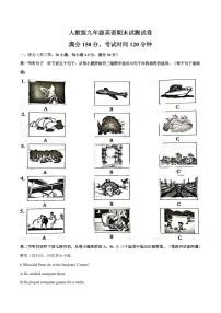 人教版九年级上册英语期末试卷测试卷含答案
