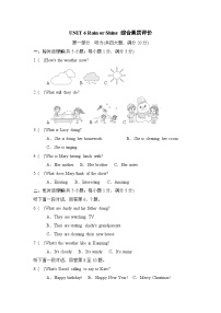 初中英语人教版（2024）七年级下册（2024）Unit 6 Rain or Shine同步测试题