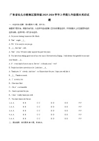 广东省汕头市潮南区陇田镇2025-2026学年上学期九年级期末英语试题-自定义类型