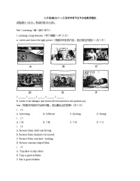 上海市闵行区文来实验学校2025_2026学年九年级上学期12月英语月考卷（文字版，含答案）