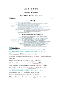 人教版（2024）八年级下册（2024）Section A优秀第3课时同步练习题
