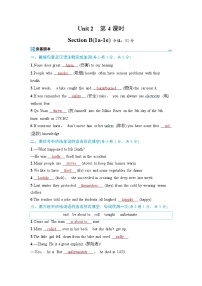 初中英语人教版（2024）八年级下册（2024）Section B优秀第4课时练习