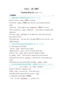 初中英语人教版（2024）八年级下册（2024）Section B优秀第4课时练习