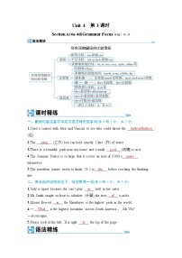 初中英语人教版（2024）八年级下册（2024）Section A精品第3课时巩固练习