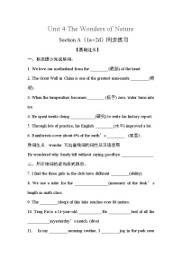 英语八年级下册（2024）Section A精品课时训练