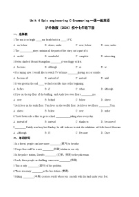 初中C Grammaring课后测评
