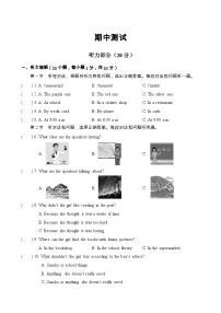 期中测试（试题含答案）-2025-2026学年仁爱科普版（2024）八年级英语下册