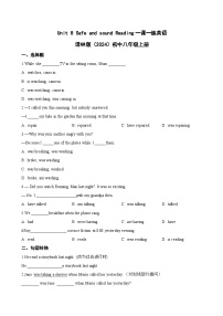 牛津译林版（2024）八年级上册（2024）Reading同步达标检测题