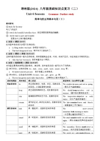 初中英语牛津译林版（2024）八年级上册（2024）Reading优秀学案设计