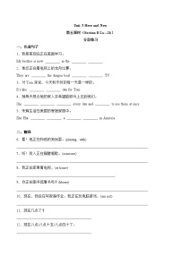 初中英语Unit 5 Here and Now课时作业