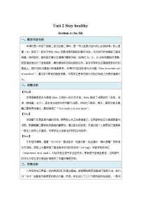 初中英语人教版（2024）八年级下册（2024）Section A教案设计