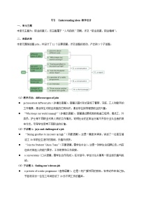 初中英语Understanding ideas表格教案设计