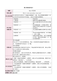 人教版（2024）七年级下册Unit 8 Is there a post office near here? Section B表格教案