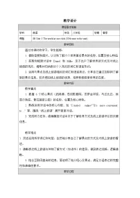 牛津译林版（2024）八年级下册（2024）Welcome to the unit表格教学设计