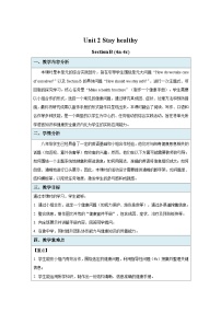 初中英语人教版（2024）八年级下册（2024）Section B表格教学设计