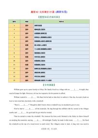 2026年中考英语总复习-题型02 完形填空15篇（深圳专用）（中考典例+热点话题练）（解析版）