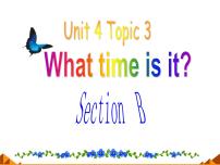 仁爱科普版七年级上册Topic 3 What time is it now?教学演示ppt课件