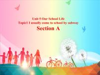 英语Topic 1 I usually come to school by subway.教学演示ppt课件