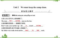 初中英语外研版 (新标准)九年级下册Unit 2 we must keep the camp clean.优质ppt课件