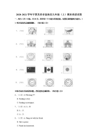 2020-2021学年宁夏吴忠市盐池县九年级（上）期末英语试卷   解析版