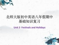 北师大版八年级下册Unit 3 Festivals and Holidays综合与测试教学演示课件ppt