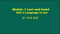 初中英语外研版 (新标准)七年级下册Unit 3 Language in use授课ppt课件