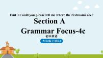 初中英语人教新目标 (Go for it) 版九年级全册Unit 3 Could you please tell me where the restrooms are?Section A授课ppt课件